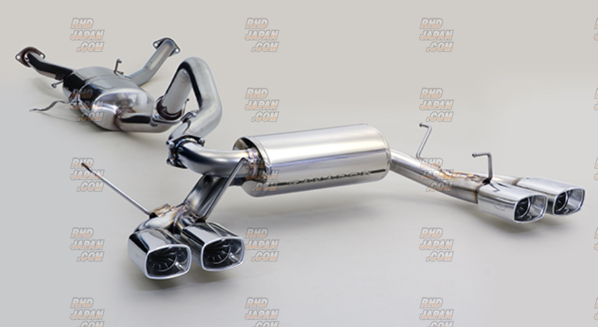 Ganador Vertex 4WD/SUV Muffler Exhaust System Quad Squared Tail